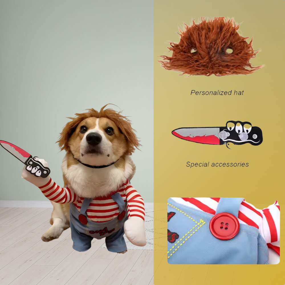 The Funny Hound | Adjustable Dog and Cat Costume with Accessories