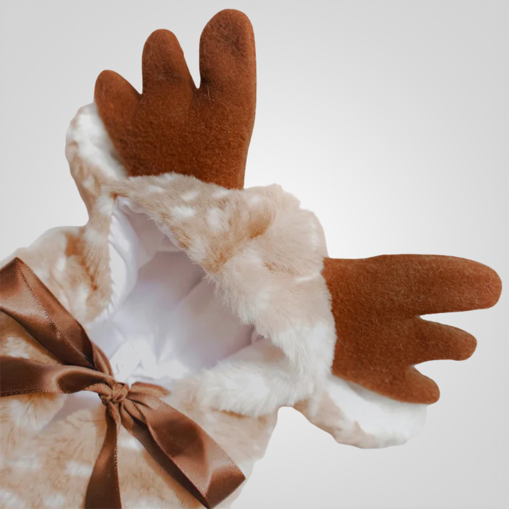 Christmas Reindeer Costume for Dogs & Cats | Premium Pet Dress-Up