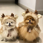 Christmas Reindeer Costume for Dogs & Cats | Premium Pet Dress-Up