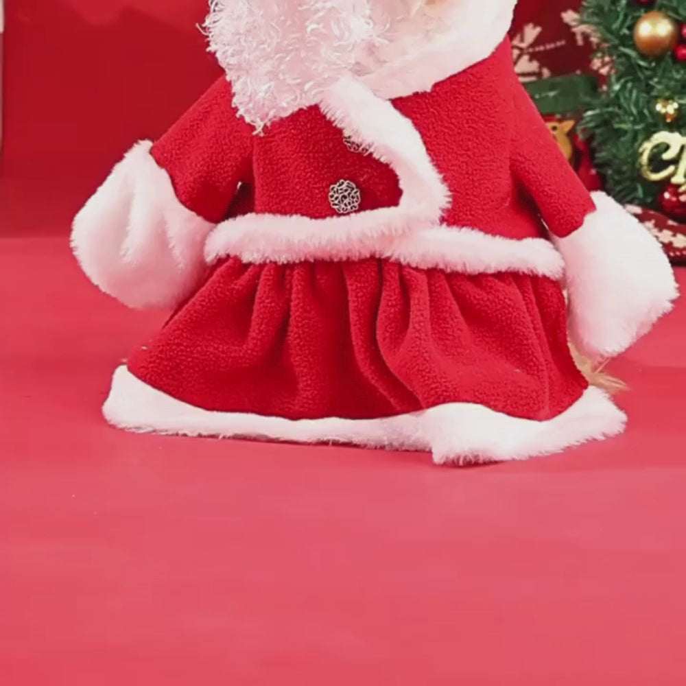 Christmas Santa Costume for Dogs | Hat & Suit Set | Premium Pet Wear